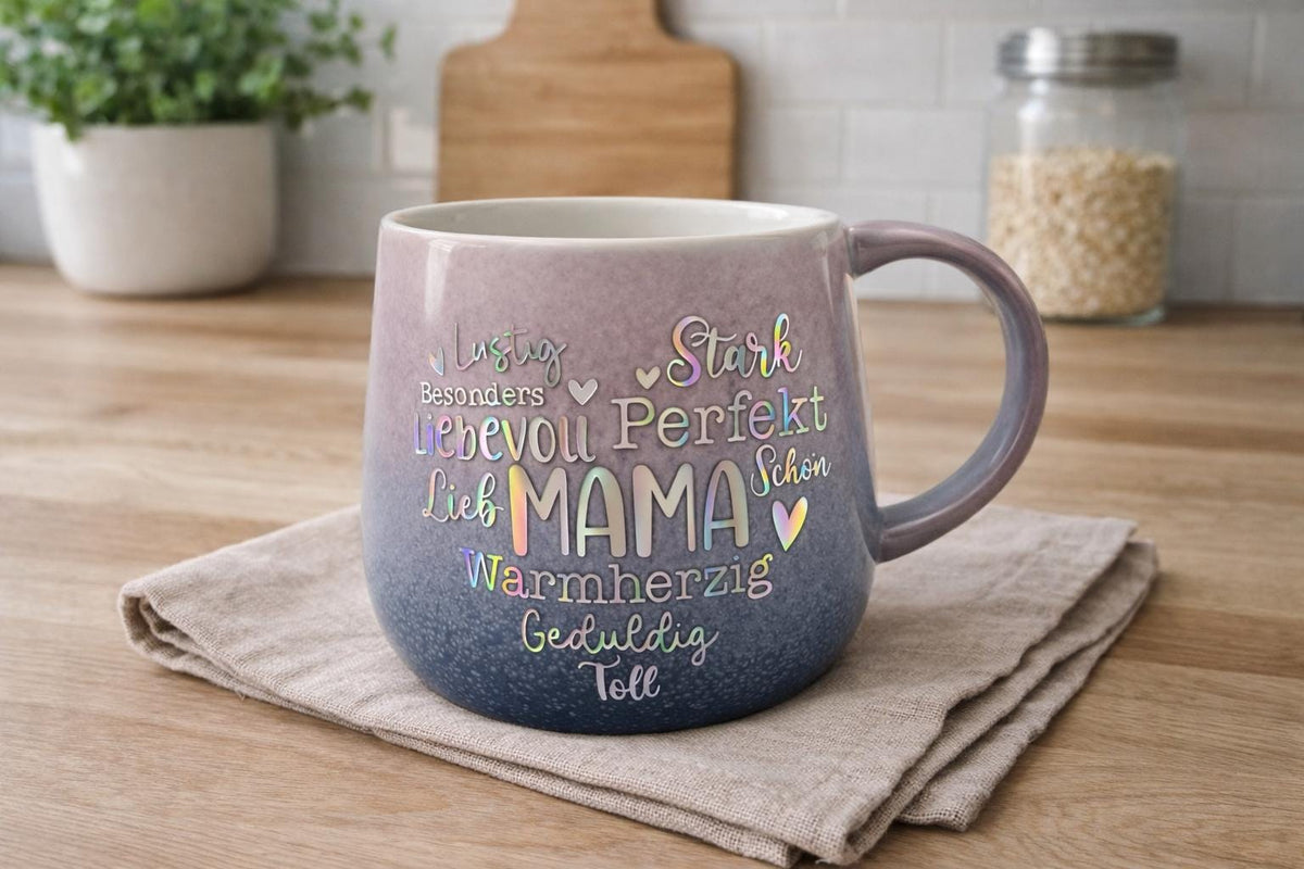 Tasse Geschenk Mama | Hab dich lieb“ Becher | Muttertagsgeschenk | Kaffeetasse Geschenkidee Mama | Liebevolle Tasse
