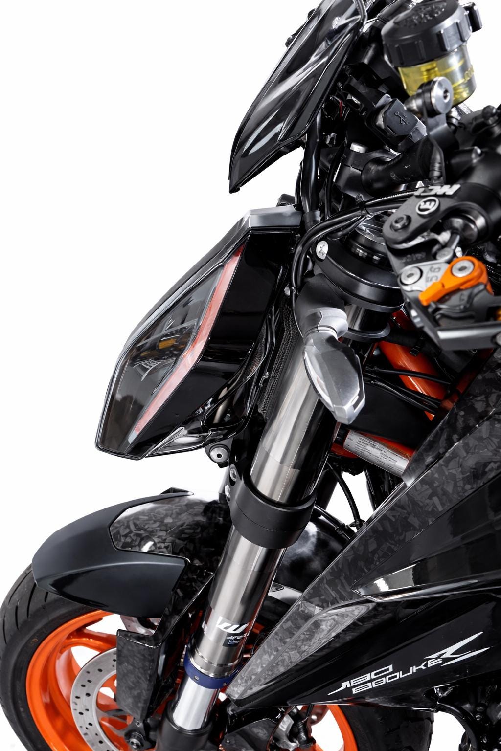 KTM Sticker 1290 Superduke R 3.0 (2020-2025) - passgenauer Scheinwerfer (Seiten) Aufkleber, Headlight Decal , Custom KTM Aufkleber