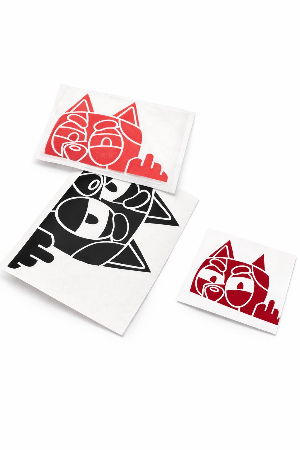 Funny Cartoon Sticker / Fun Vinyl Decal / alle Custom Sticker möglich /Aufkleber Bluey Muffin, Geimeinhorn / Geschenkidee