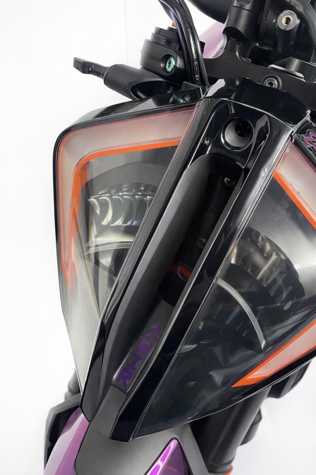 KTM 1290 Superduke R 3.0 Custom Sticker (2020-2025) - passgenauer Scheinwerfer (Front) Aufkleber , Headlight Decal , Custom Look