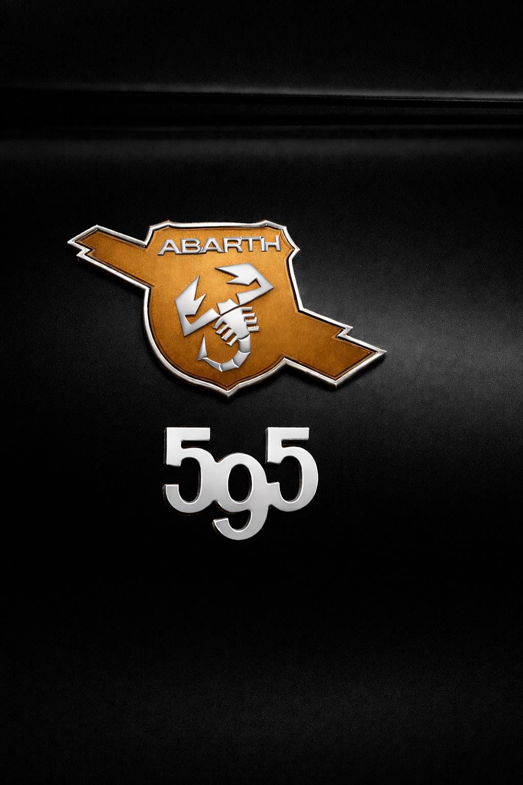 Fiat 500 Abarth Sticker, Emblem Overlay, Vinyl Aufkleber, Custom Look passgenau für Kotflügel Emblem, Abarth Scorpion Decal Custom
