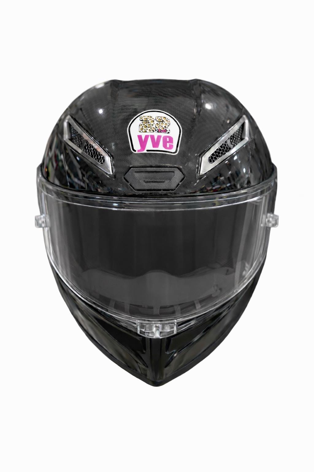 AGV Helmet Logo Sticker | Personalized Motorcycle Helmet Decal | Matte Gloss Metallic Neon | Rider Custom Upgrade