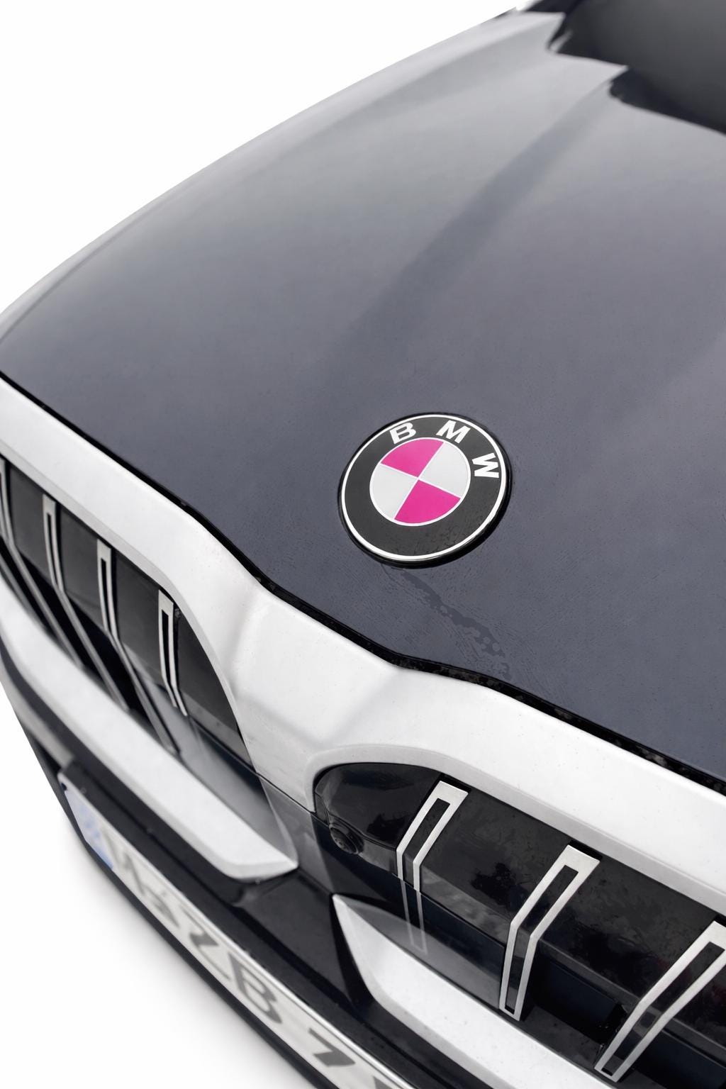 BMW Emblem Aufkleber Set  Custom Logo Styling (7-teilig) Individuelle Vinyl Overlays für Motorhaube, Felgen, Heck & Lenkrad