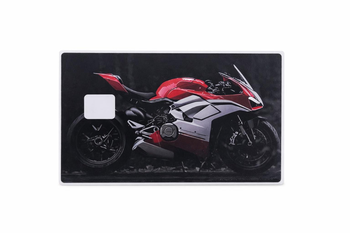 Credit Card Custom Sticker - Unique Bank Card Skin  Cute Dog / Motorcycle / Bikini Design  Debit Card Sticker  Contactless Card Cover