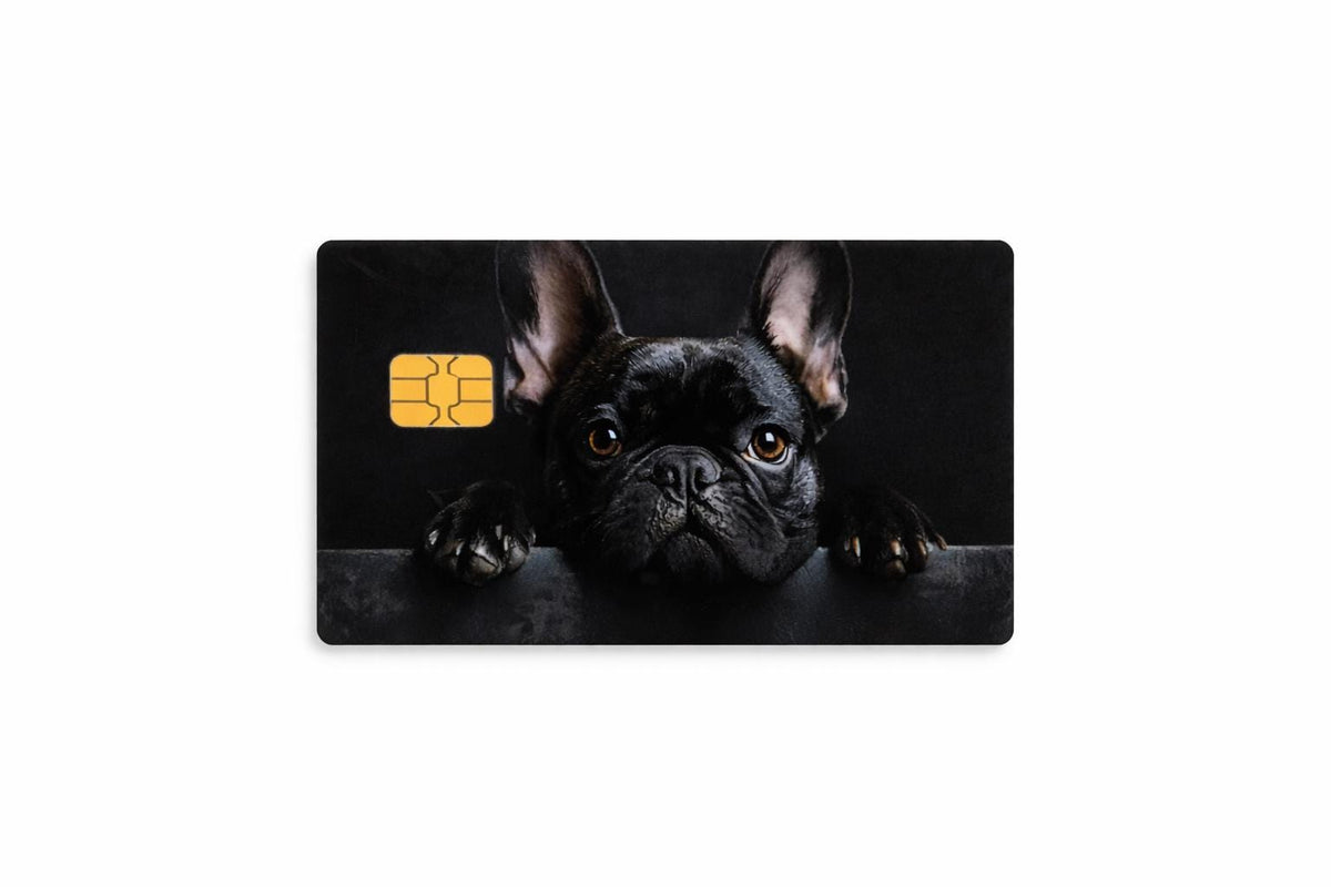 Credit Card Custom Sticker - Unique Bank Card Skin  Cute Dog / Motorcycle / Bikini Design  Debit Card Sticker  Contactless Card Cover