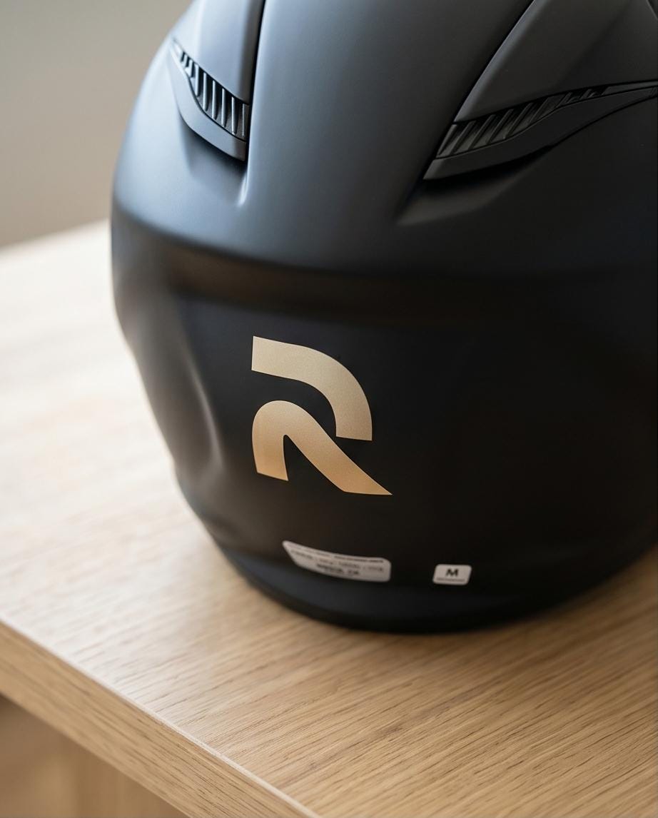 HJC Helmet Logo Color Upgrade  Front & Rear Logo Personalization | Premium Motorcycle Helmet Refinishing Service