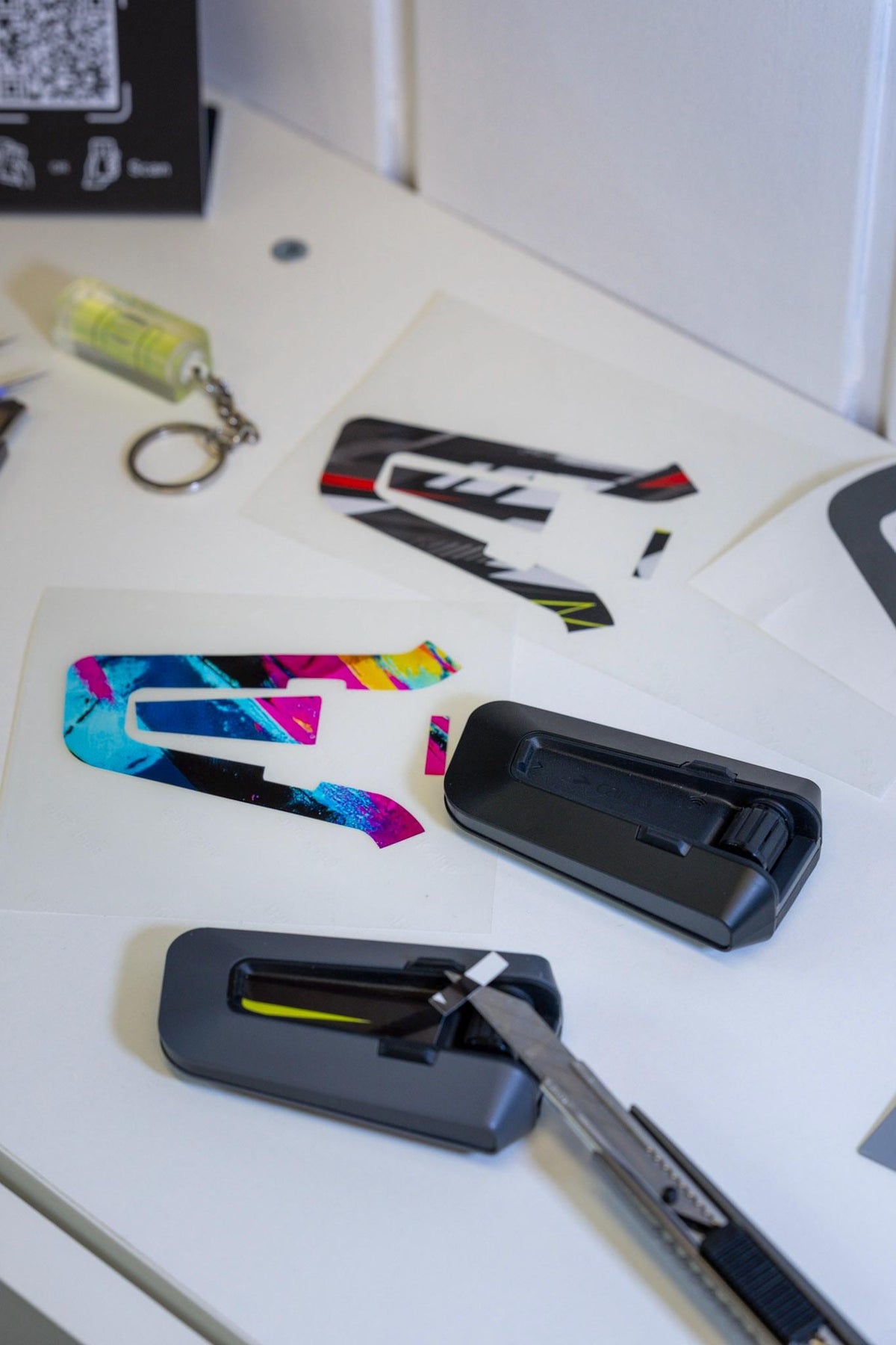 Cardo Edge Custom Skins   Packtalk - Personalized Motorcycle Skin - Custom Helmet Communicator - Upload your Design