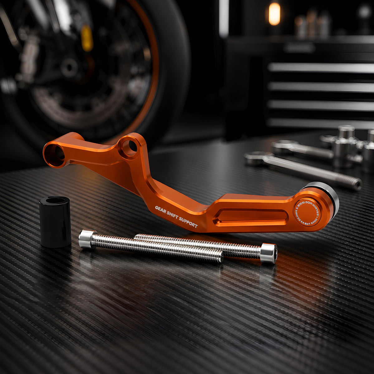 KTM 1290R Superduke 2020-2024 Schaltwellenabstützung / CNC
