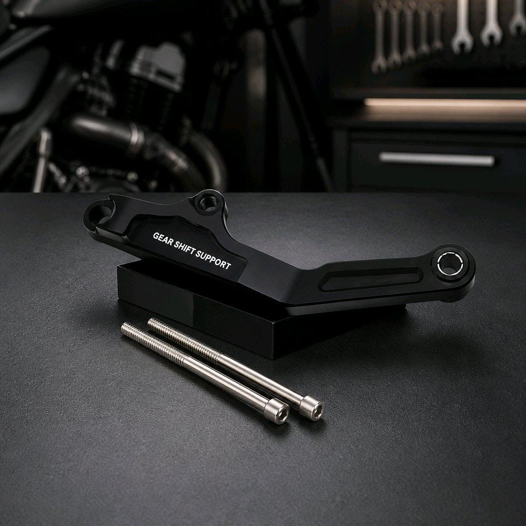 KTM 1290R Superduke 2025 - Schaltwellenabstützung / CNC