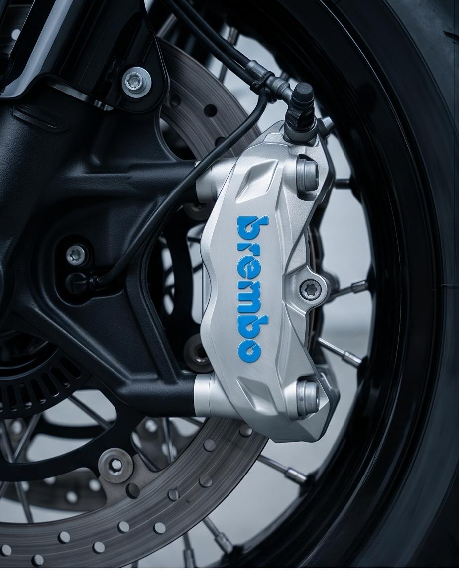 Brembo Bremsen Sticker Set für Motorrad Bremssattel | Hochwertige Vinyl Decals | Supermoto, KTM, BMW, Duke, Kawasaki, Ducati