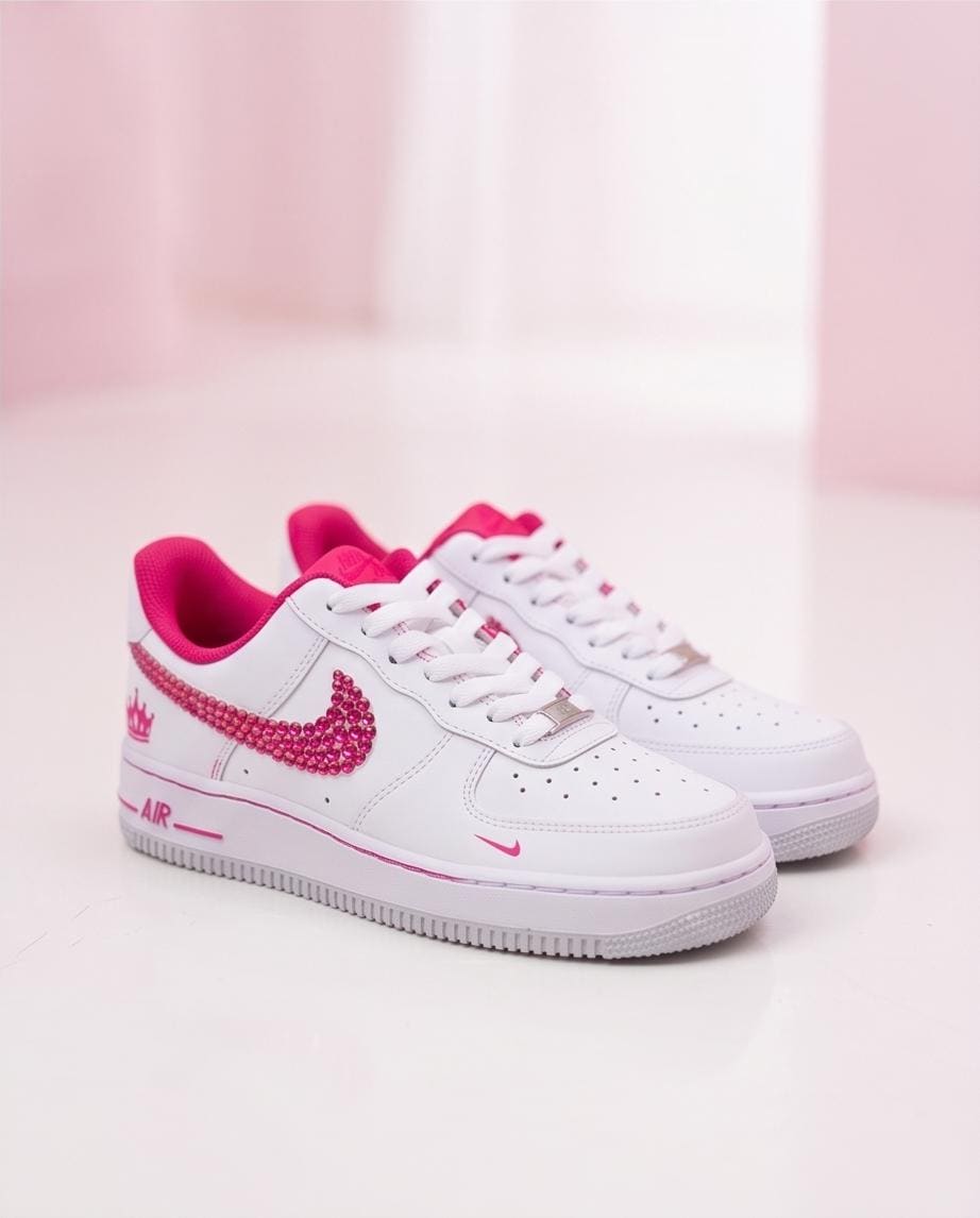 Custom Pink Bling Sneaker  Strass Sneaker Damen  Personalisierte Glitzer Schuhe  Handgemachte Fashion Sneaker  Geschenk für Sie