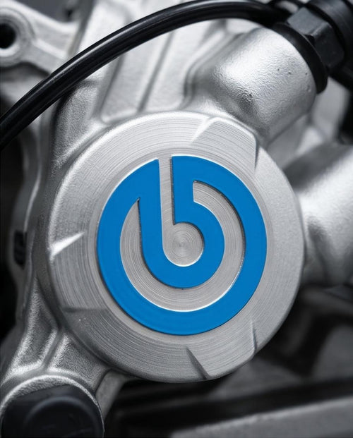 Brembo Bremsen Sticker Set für Motorrad Bremssattel | Hochwertige Vinyl Decals | Supermoto, KTM, BMW, Duke, Kawasaki, Ducati