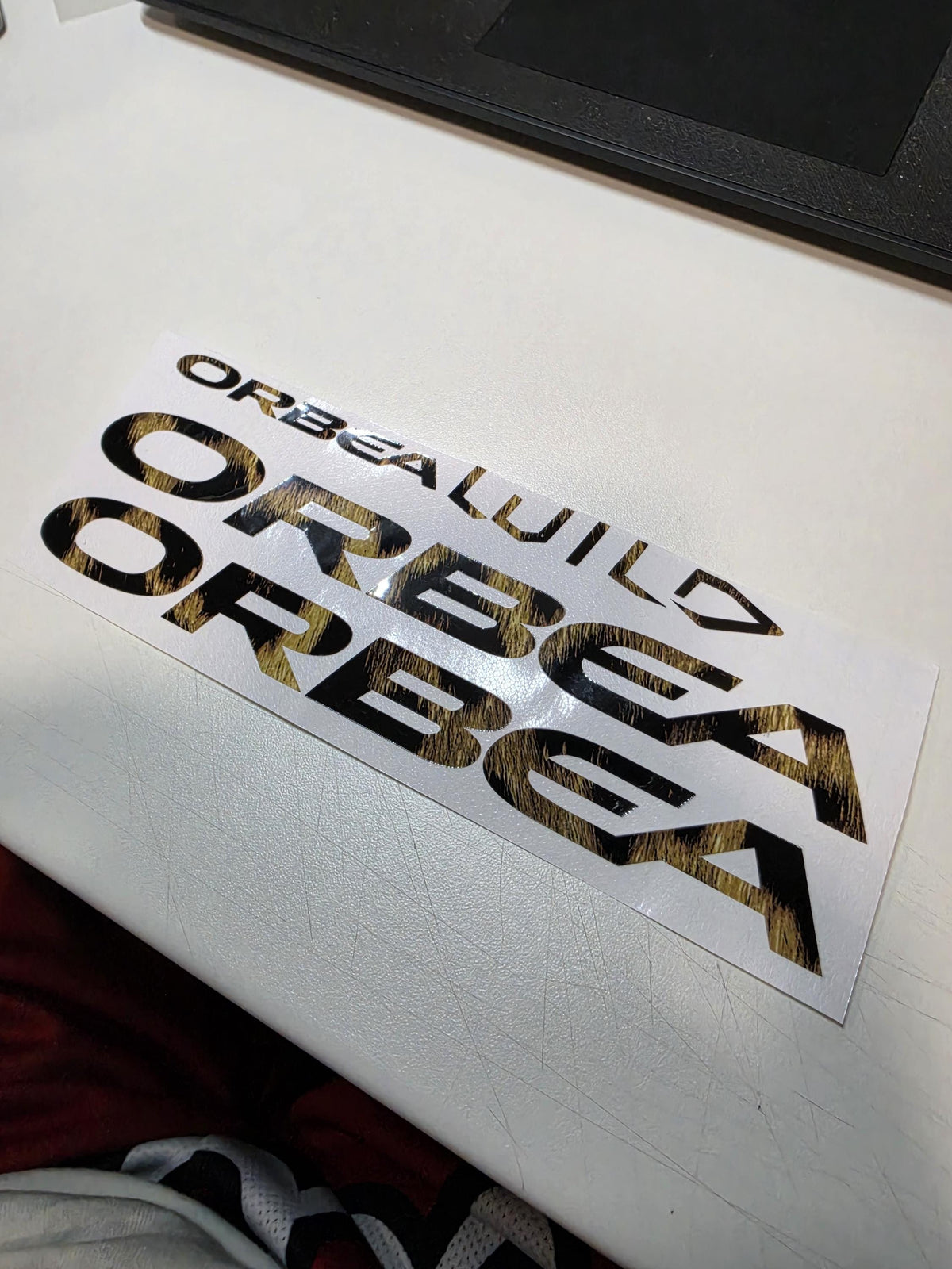 Orbea Logo Overlay Sticker | Passend für Wild, Rise, Orca, Oiz und Terra | Frame Decal Kit | MTB & E-Bike Aufkleber