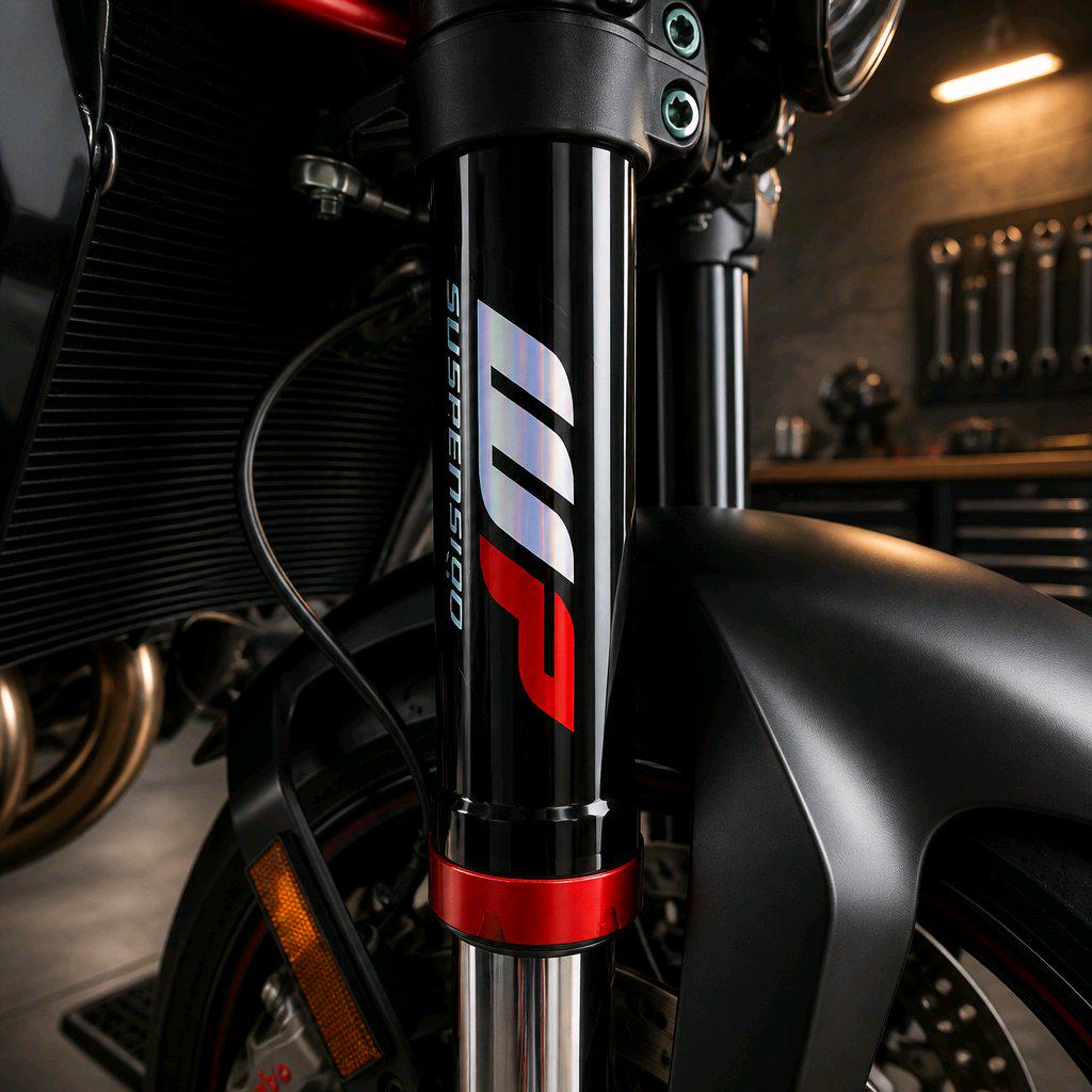 WP Suspension Sticker Set  Motorrad Gabel Aufkleber  Waterproof Vinyl Decals  WP Fork Decals for KTM / Supermoto / Racing