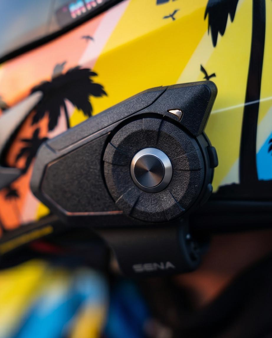 Custom Sena 30K Skin | Personalized Helmet Communicator Cover | Motorcycle Intercom Wrap | Carbon / Custom Design