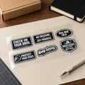 Brotherhood Sticker Pack | Mental Health Sticker Bundle | Premium Vinyl Decals | Car Laptop Helmet Motorcycle Stickers | Gift for Men
