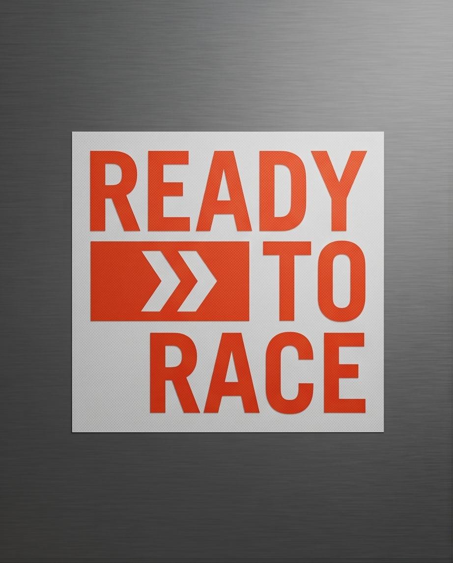 READY TO RACE Motorcycle Decal | Superduke | KtM | Racing Sticker | Premium Vinyl Graphic | Trackday Motorcycle Design