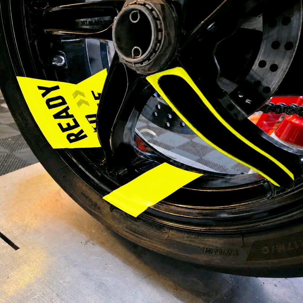 Motorrad Felgenaufkleber- KTM  Rim Decals für Sportbike Wheel Sticker