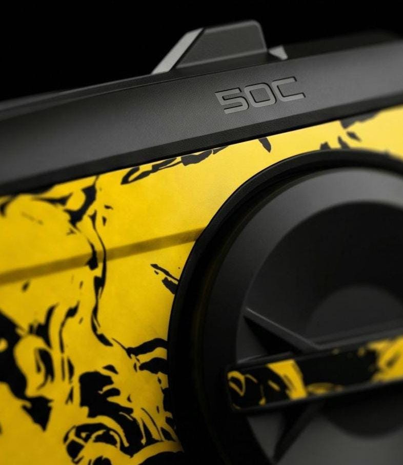 SENA 50C Custom Skin | Personalisiertes Motorrad Intercom Cover | Premium Motorrad Design | Individuelle Sena Folie |