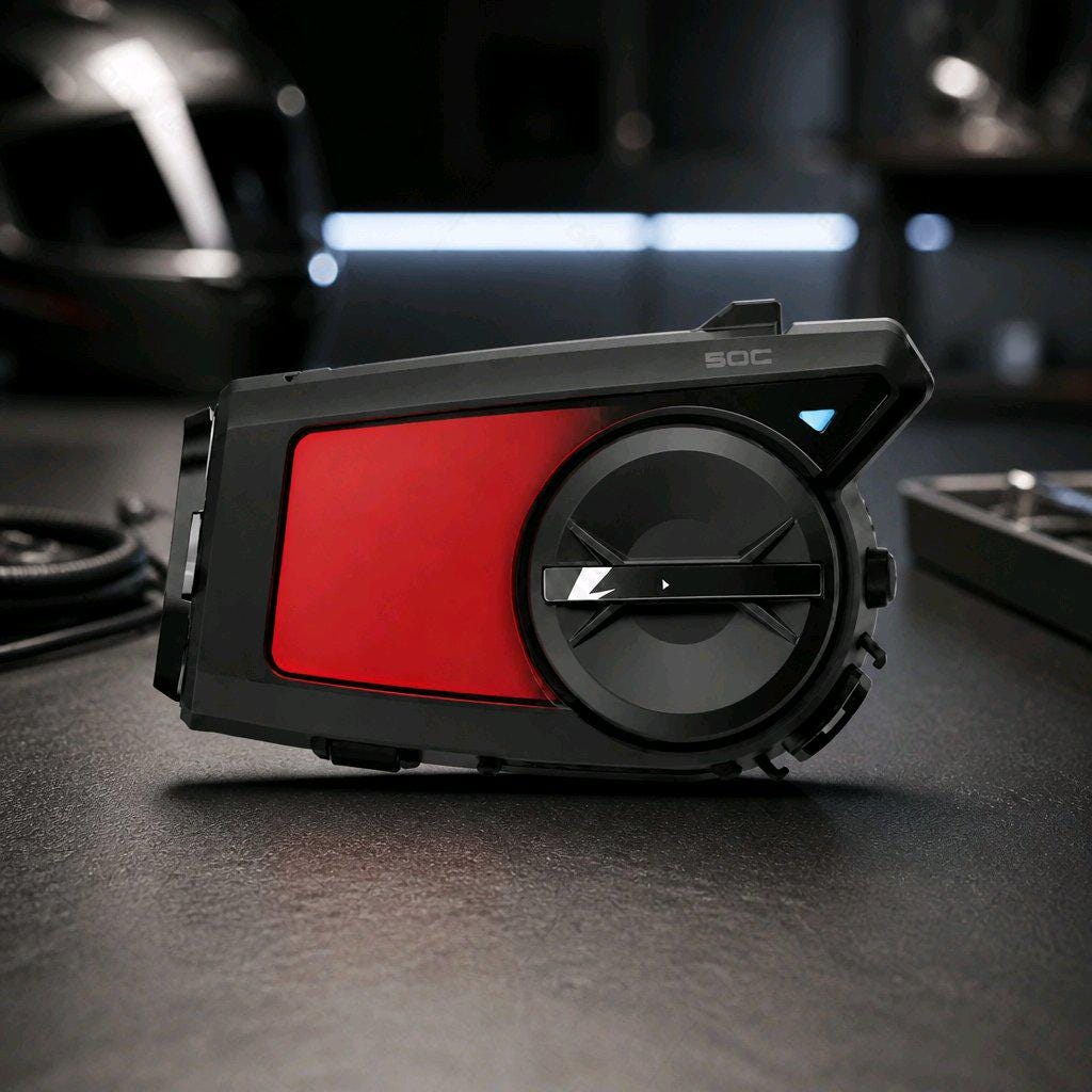 SENA 50C Custom Skin | Personalisiertes Motorrad Intercom Cover | Premium Motorrad Design | Individuelle Sena Folie |