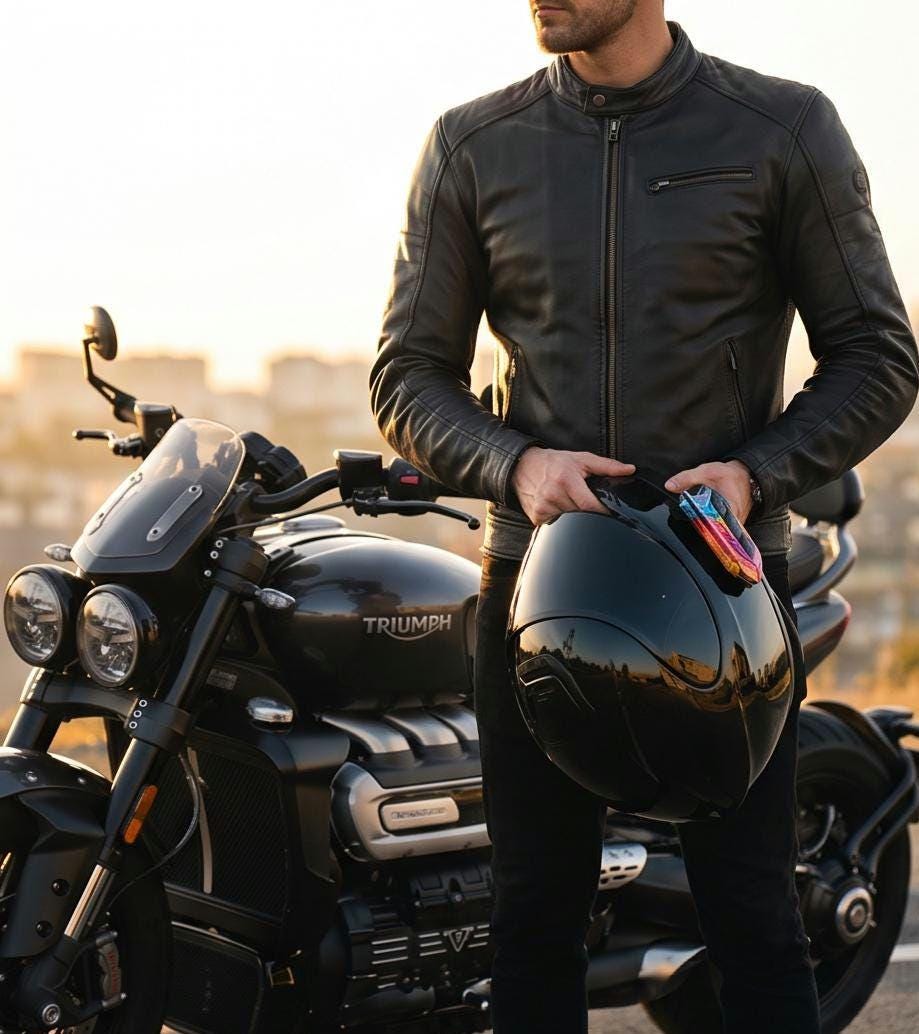SENA 50R Custom Full Cover Skin | Personalisiertes Motorrad Intercom Cover | Premium Motorrad Design | Individuelle Sena Folie |