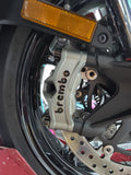 Brembo Bremsen Sticker Set für Motorrad Bremssattel | Hochwertige Vinyl Decals | Supermoto, KTM, BMW, Duke, Kawasaki, Ducati