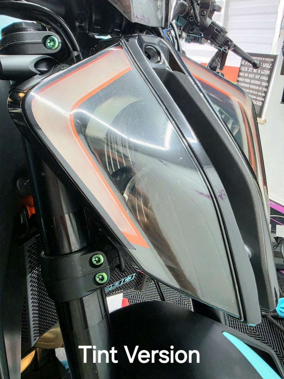 KTM 1290 Super Duke R 3.0 Scheinwerfer PPF | Passgenaue Lackschutzfolie | Steinschlagschutz | Transparent | Headlight Protection Film