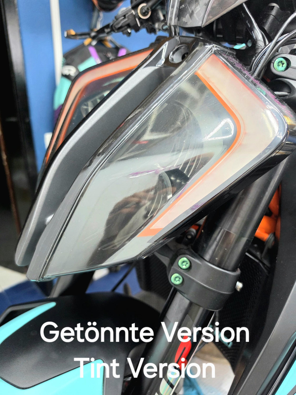 KTM 1290 Super Duke R 3.0 Scheinwerfer PPF | Passgenaue Lackschutzfolie | Steinschlagschutz | Transparent | Headlight Protection Film