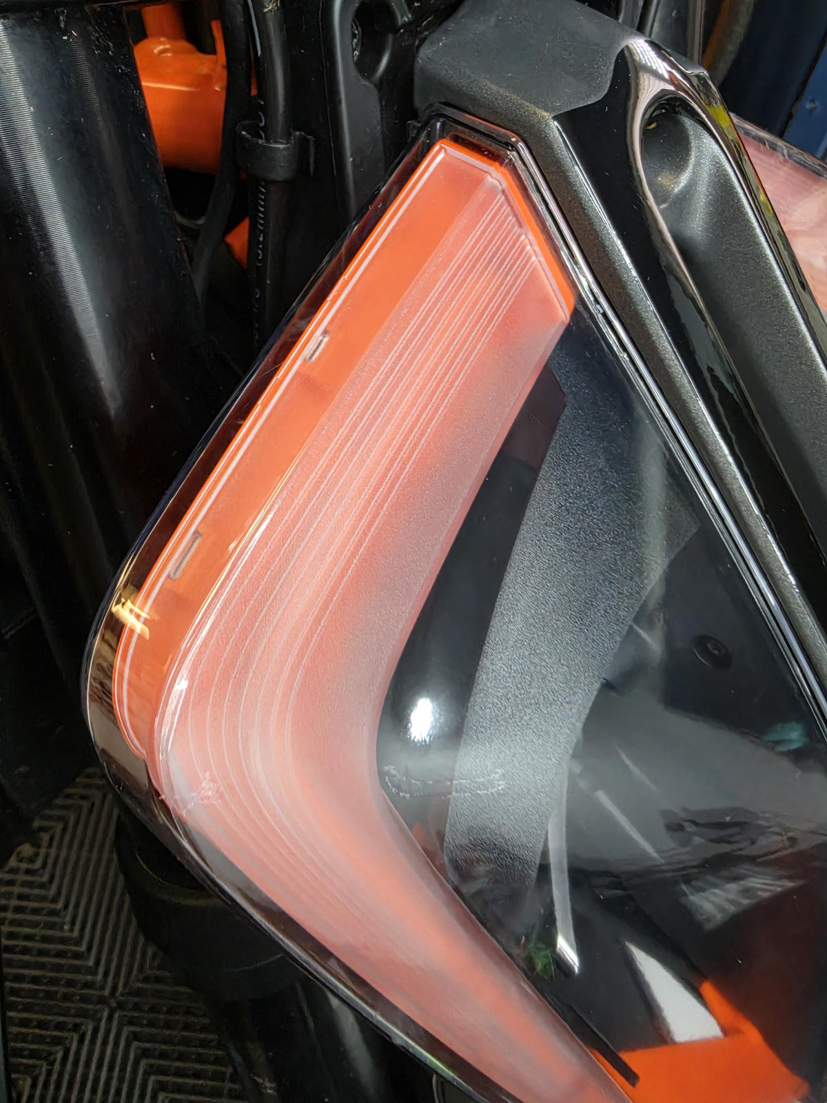 KTM 1290 Superduke R 2.0 Scheinwerfer PPF | Passgenaue Lackschutzfolie | Steinschlagschutz | Transparent | Headlight Protection Film
