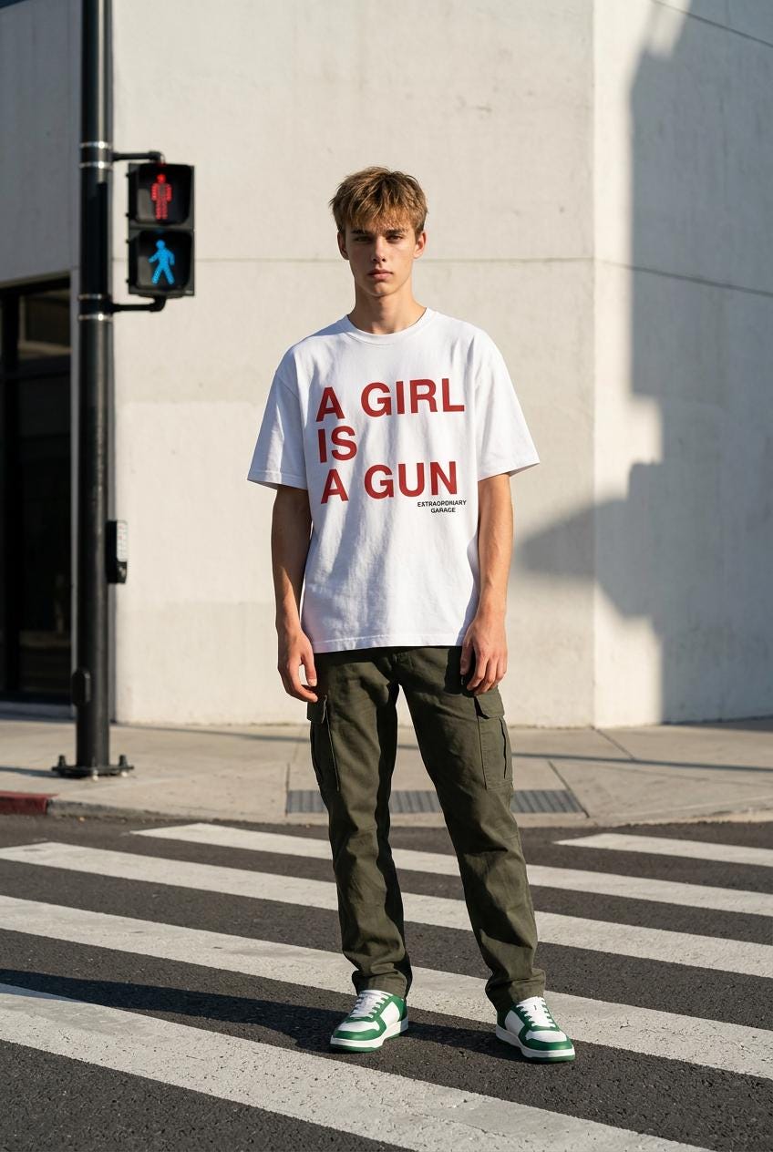 Funny Statement Shirt | Oversized Heavyweight Streetwear Tee | Unisex Premium Cotton Shirt | Bold Front Print"