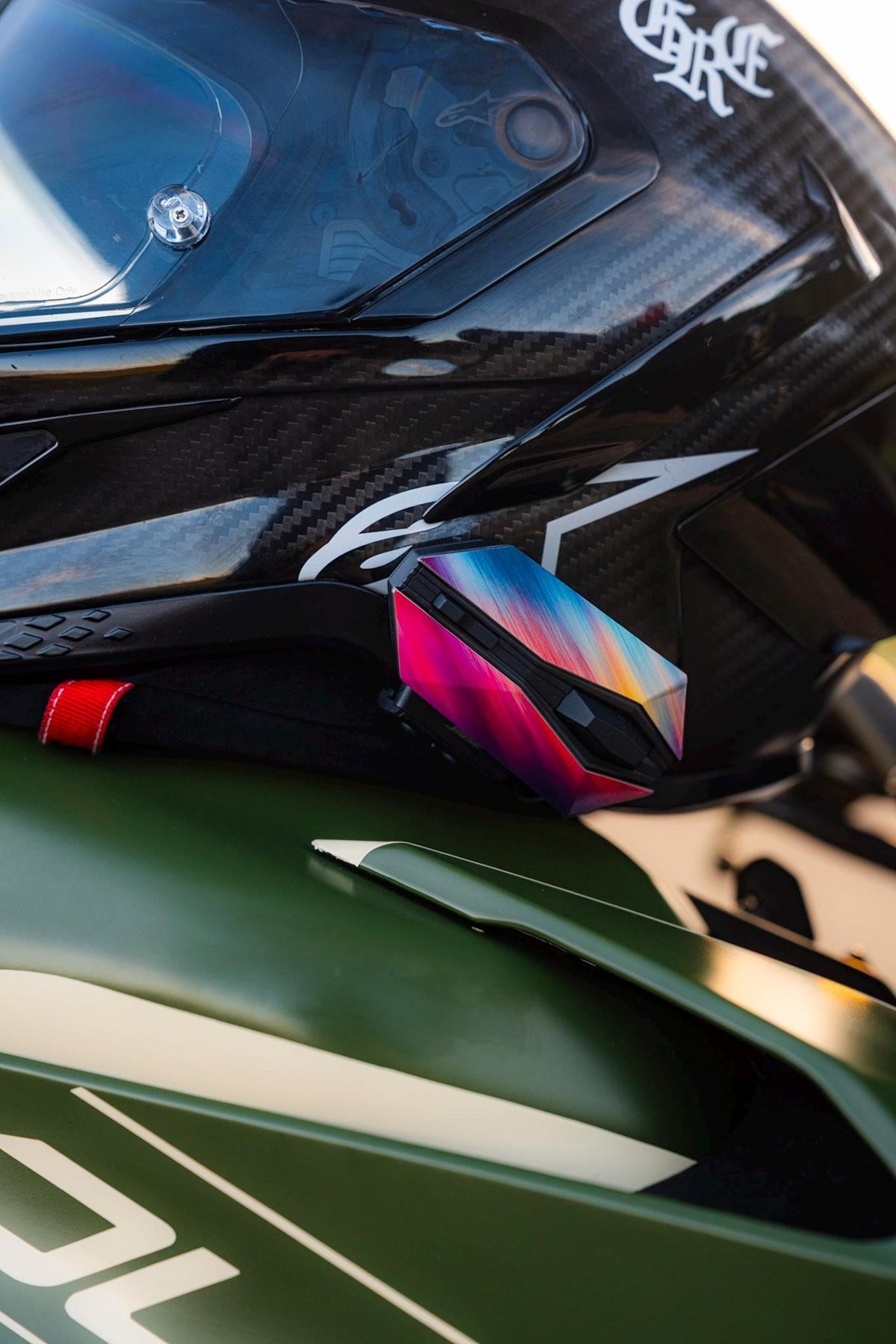SENA 60X Custom Full Cover Skin | Personalisiertes Motorrad Intercom Cover | Premium Motorrad Design | Individuelle Sena Folie |