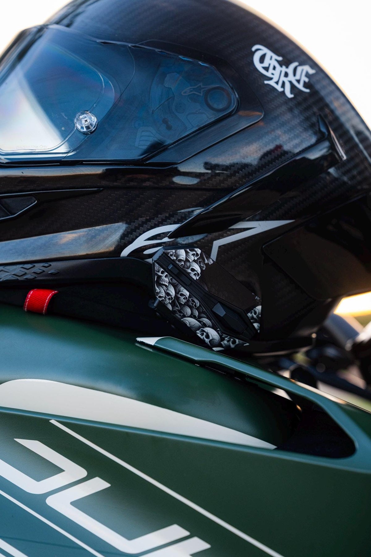 SENA 60X Custom Full Cover Skin | Personalisiertes Motorrad Intercom Cover | Premium Motorrad Design | Individuelle Sena Folie |