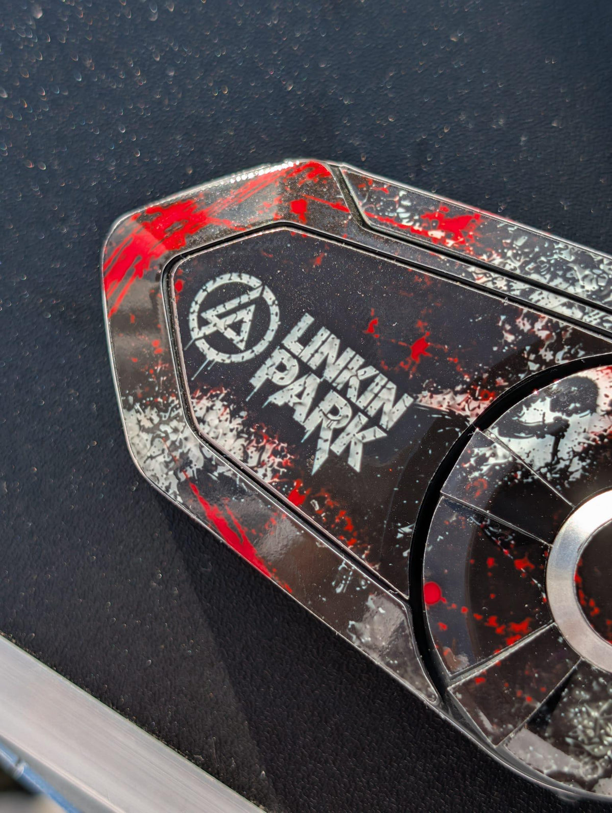 Custom Sena 30K Skin | Personalized Helmet Communicator Cover | Motorcycle Intercom Wrap | Carbon / Custom Design