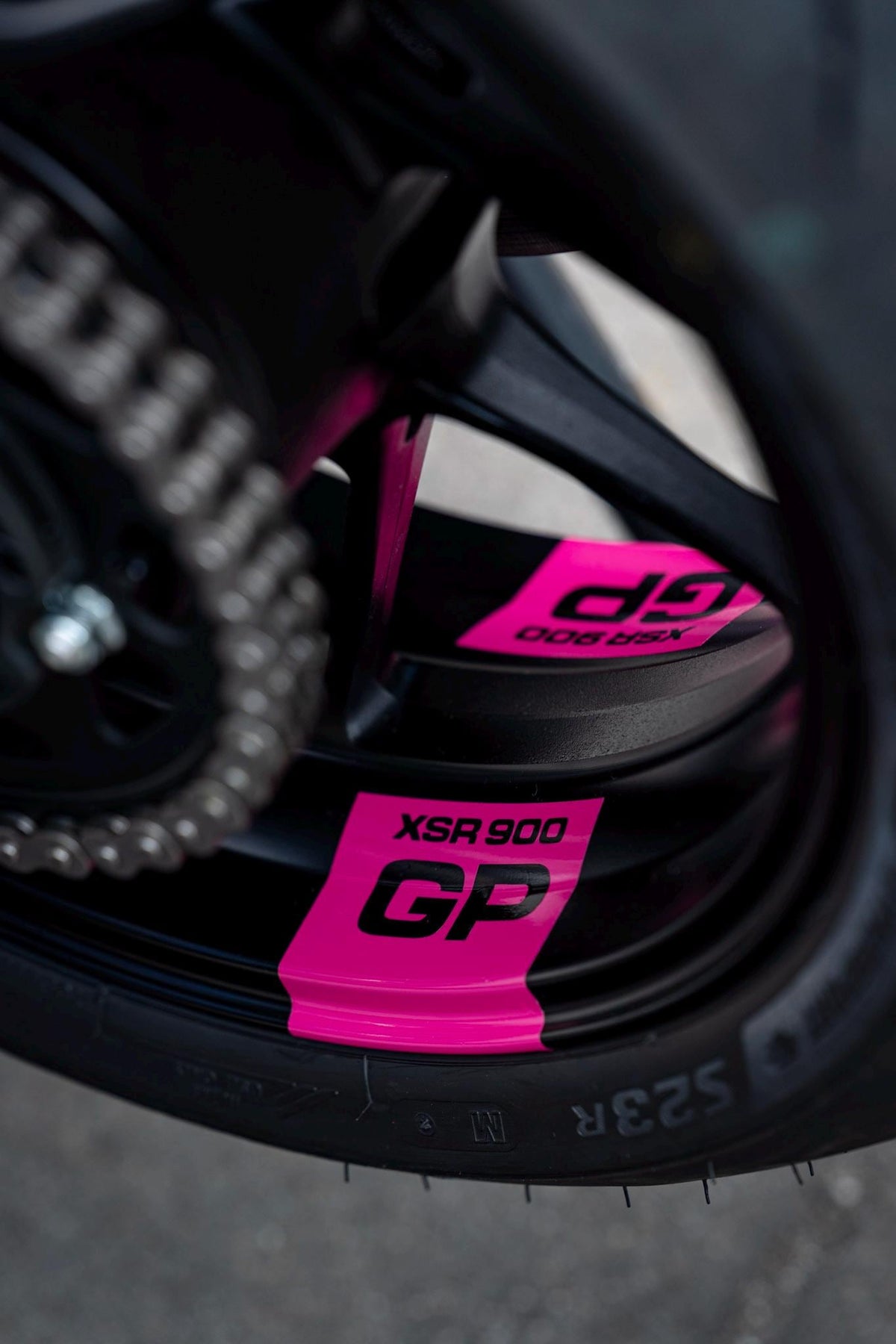Motorrad Felgenaufkleber  Rim Decals für Sportbike Wheel Sticker