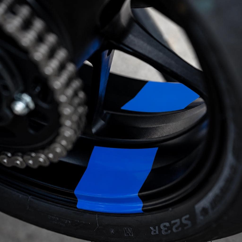 Motorrad Felgenaufkleber  Rim Decals für Sportbike Wheel Sticker