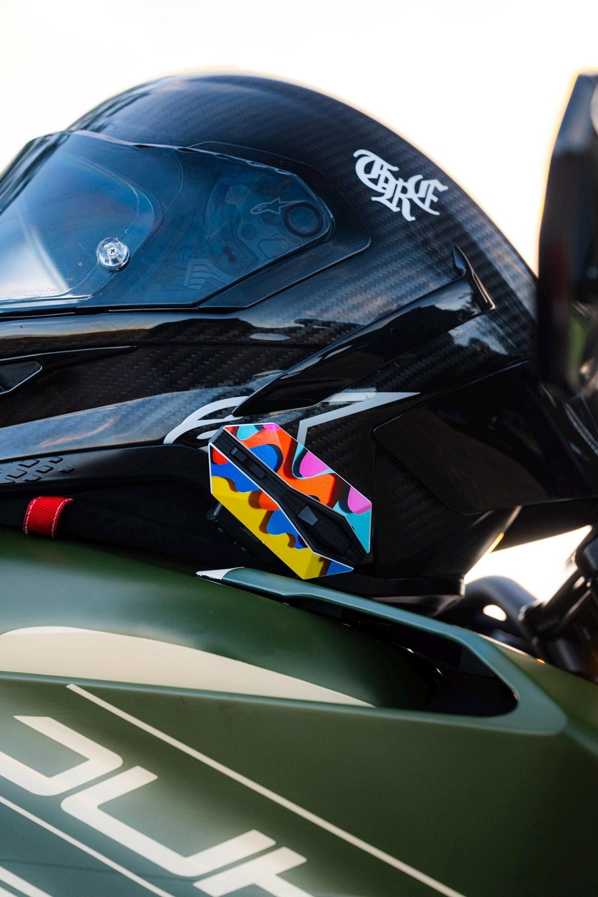 SENA 60X Custom Full Cover Skin | Personalisiertes Motorrad Intercom Cover | Premium Motorrad Design | Individuelle Sena Folie |